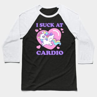 I Suck At Cardio Baseball T-Shirt